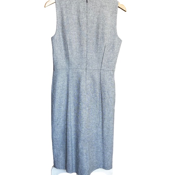 Banana Republic | Women's Pleat Neck Flannel Dress - Picture 5 of 15